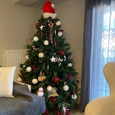 Rock State View - Unique Overlooking Meteora Flat アパート カランバカ