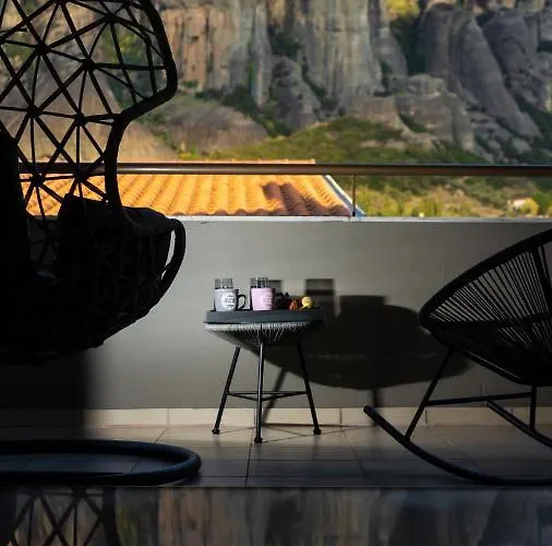 アパート Rock State View - Unique Overlooking Meteora Flat カランバカ