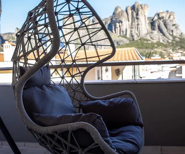 Rock State View - Unique Overlooking Meteora Flat Apartman Kalambáka