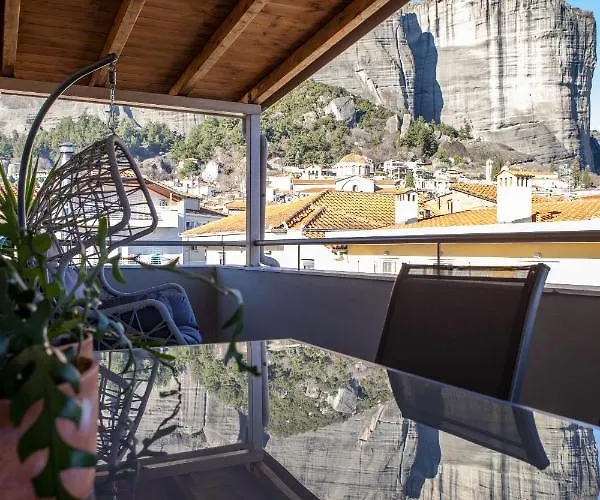 Apartman Rock State View - Unique Overlooking Meteora Flat *