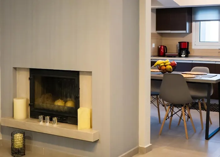 Rock State View - Unique Overlooking Meteora Flat Apartman *